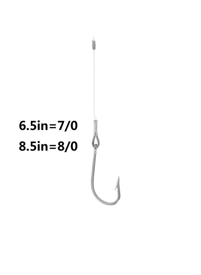 OCEAN CAT Saltwater Trolling Lure for Marlin Tuna Mahi Dolphin Durado Wahoo Trolling Lures Free Mesh Bag Offshore Big Game Lures (6.5 in - Weighted Head - 6pcs) - Image 4