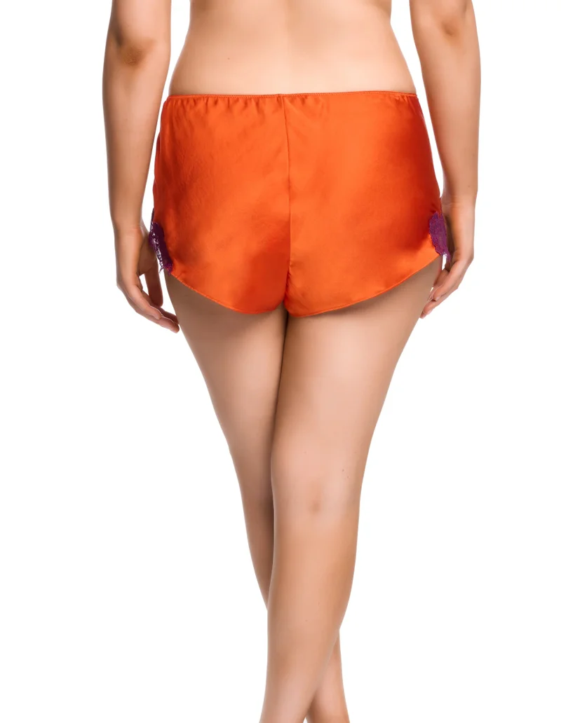 ساينتد سيسترز Sainted Sisters Scarlett French Knicker - Orange Spritz/Blackberry