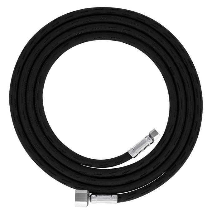 Master Airbrush Premium 6 Foot Nylon Braided Airbrush Hose with Standard 1/8" Size Fitting on One End and a 1/4" Size Fitting on The Other End (Hose Color May Vary) - Image 4