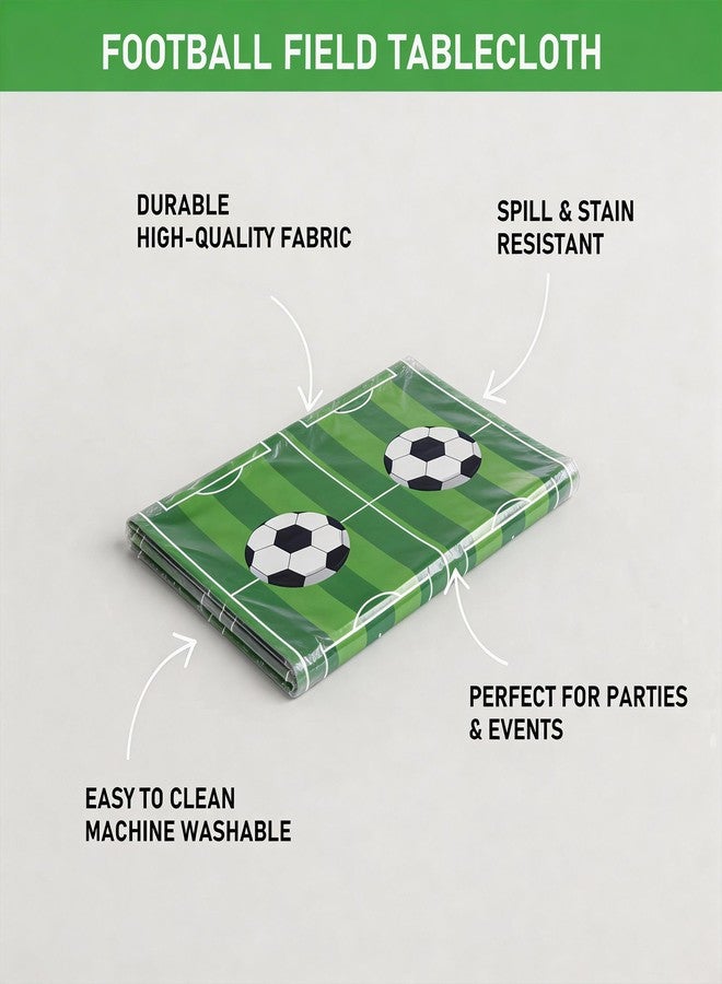 OHOME Soccer Party Decorations - 2 PCS Soccer Tablecloth | 2026 World Soccer Cup Birthday Party Decorations Table Covers - Soccer Party Favors Accessories Supplies for Indoor Outdoor Decor - Image 4