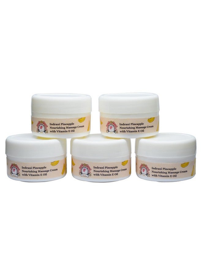 Indrani Cosmetics Indrani Pineapple Nourishing Massage Cream (10gm X 10) - Image 4