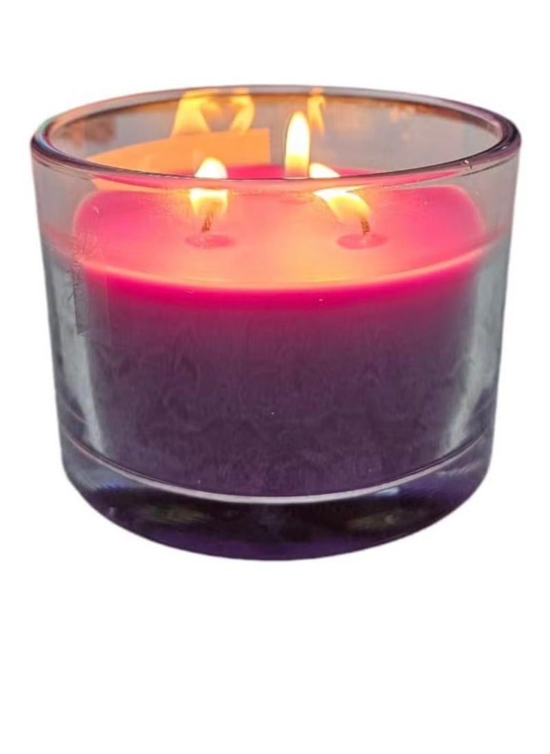 Famili 3-Wick Premium Candle Cup Home Fragrance Original Pomegranate & Raspberry  - Image 1