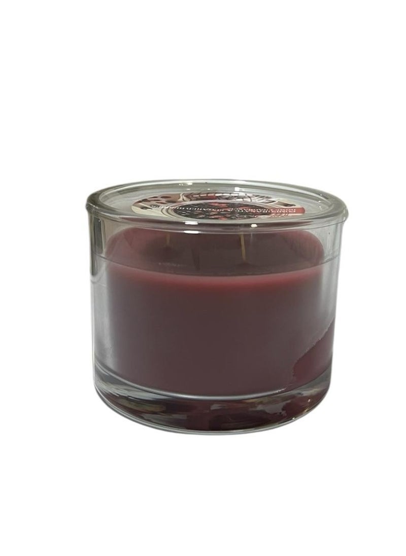 Famili 3-Wick Premium Candle Cup Home Fragrance Original Pomegranate & Raspberry  - Image 3
