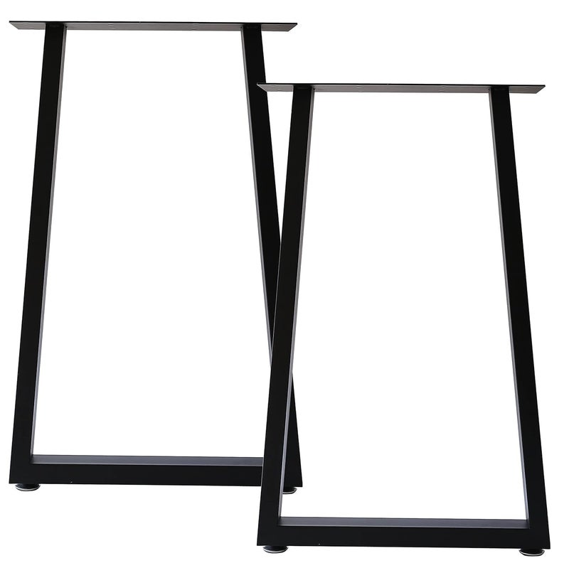 Reyox Reyox Metal Table Legs Desk Legs Heavy Duty Square Tube Iron Desk Legs DIY Furniture Legs for Dining Table Coffee Table Computer Desk Workbench Meeting Room Table Set of 2 U Shape  - Image 2
