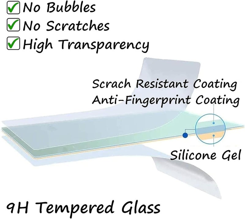 PCTC 3 Packs Tempered Glass Screen Protector Compatible for Sony ZV-E10 ZV-1 ZV-1M2 ZV1M2 ZVE10 ZV1 ZV-1F ZV1F Cover,0.3mm 9H Hardness Tempered Glass Flim Against[Not Fit for ZV-E10II] - Image 2