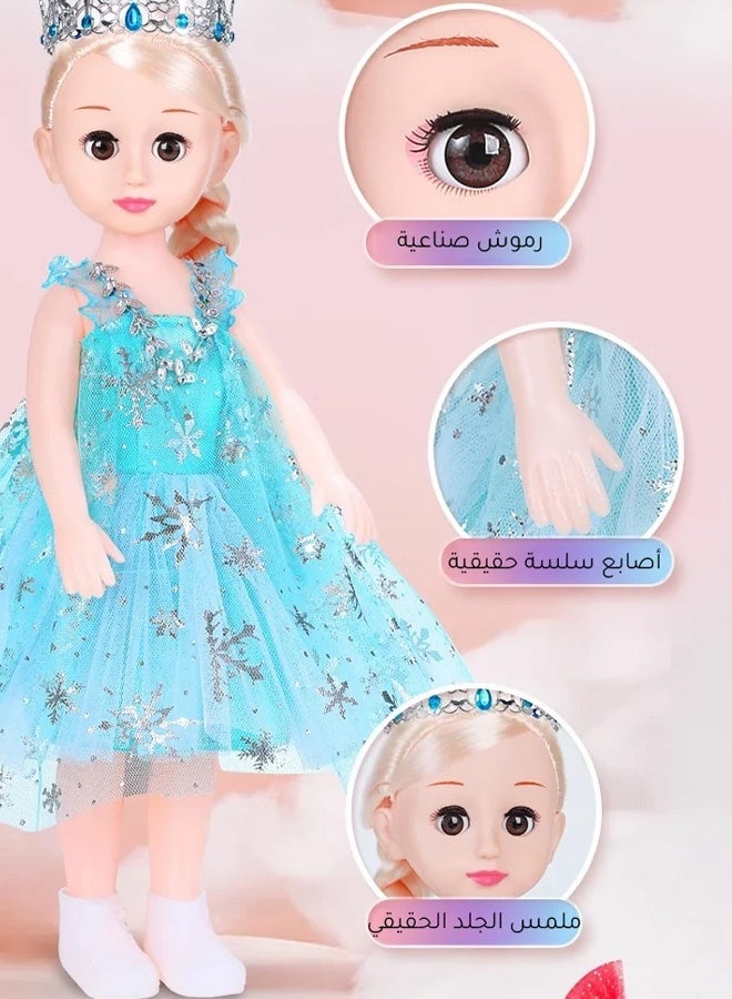 A portable, foldable stroller with an infant doll - suitable for toddlers, available in various colors, and recommended for children over 3 years old. - Image 2