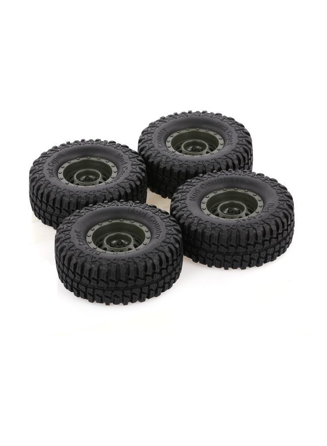 NIBEMINENT 4-Piece Tyre With Wheel For 1/10 RC Car Traxxas HSP Redcat RC4WD 1.9inch - Image 4