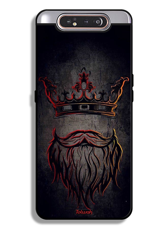 Tolwak Samsung Galaxy A80 Protective Case Cover King Artwork - Image 1