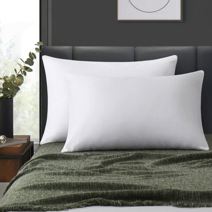 100 COTTON ZIPPERED PILLOW CASES STANDARD SIZE SET OF 2 SUPER SOFT BREATHABLE PILLOW PROTECTORS WITH ZIPPER WHITE PILLOW CASE COVERS 20X26 INCHES