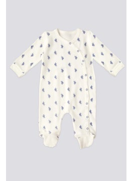 Baby Boy Cream Pajama Set 50302013-VR071