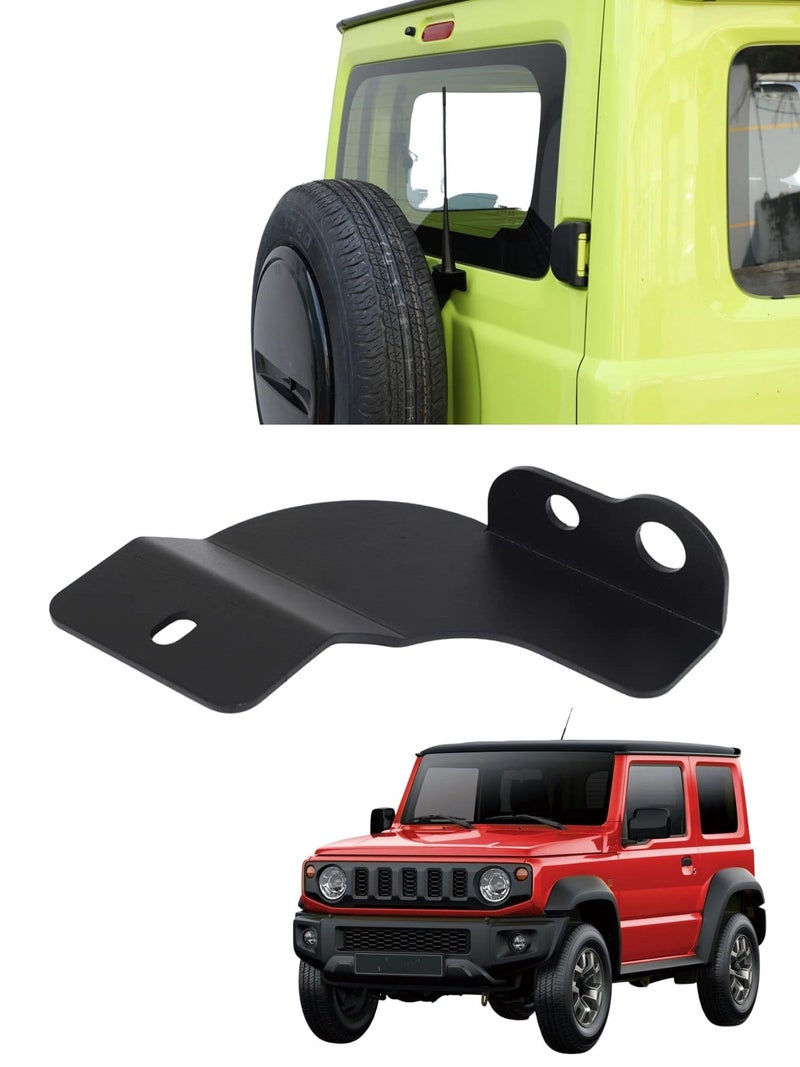 TRX AUTO Aluminum Bolt On Bracket & Flag Poles For Suzuki Jimny 2 Door & Suzuki Jimny 4 Door 2018 To 2025 | Bolt on, No Drilling required | tyre - Image 1