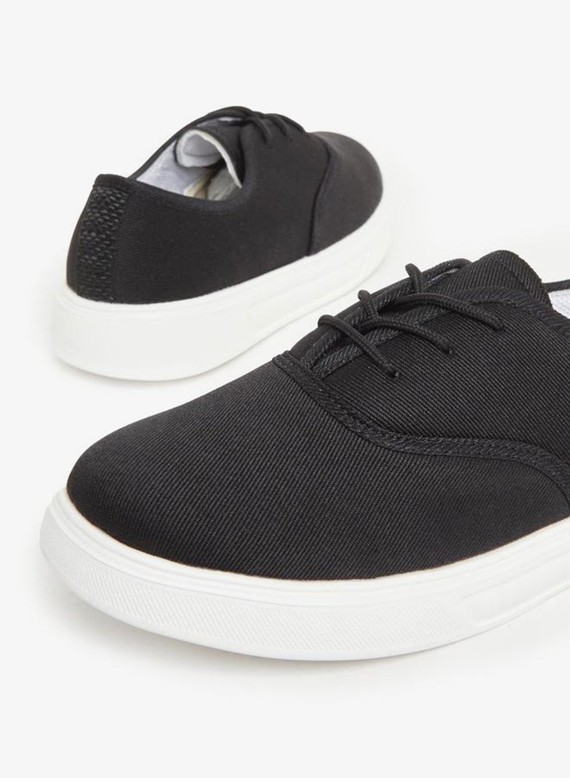 Styli Platform Sole Lace Up Sneakers - Image 3