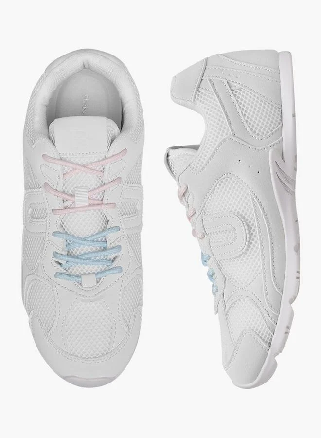 Women Panelled Lace-Up Sneakers