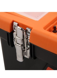 Plastic Tool Box with Steel Lock 13 inch - Durable, Secure Storage, perfect for Both Professional and Home Use, Portable and Reliable. - pzsku/Z1132A6FE3A7C28F7F2B7Z/45/_/1738296014/332f9096-bc2c-4707-b239-7a3c4b7bbfa5