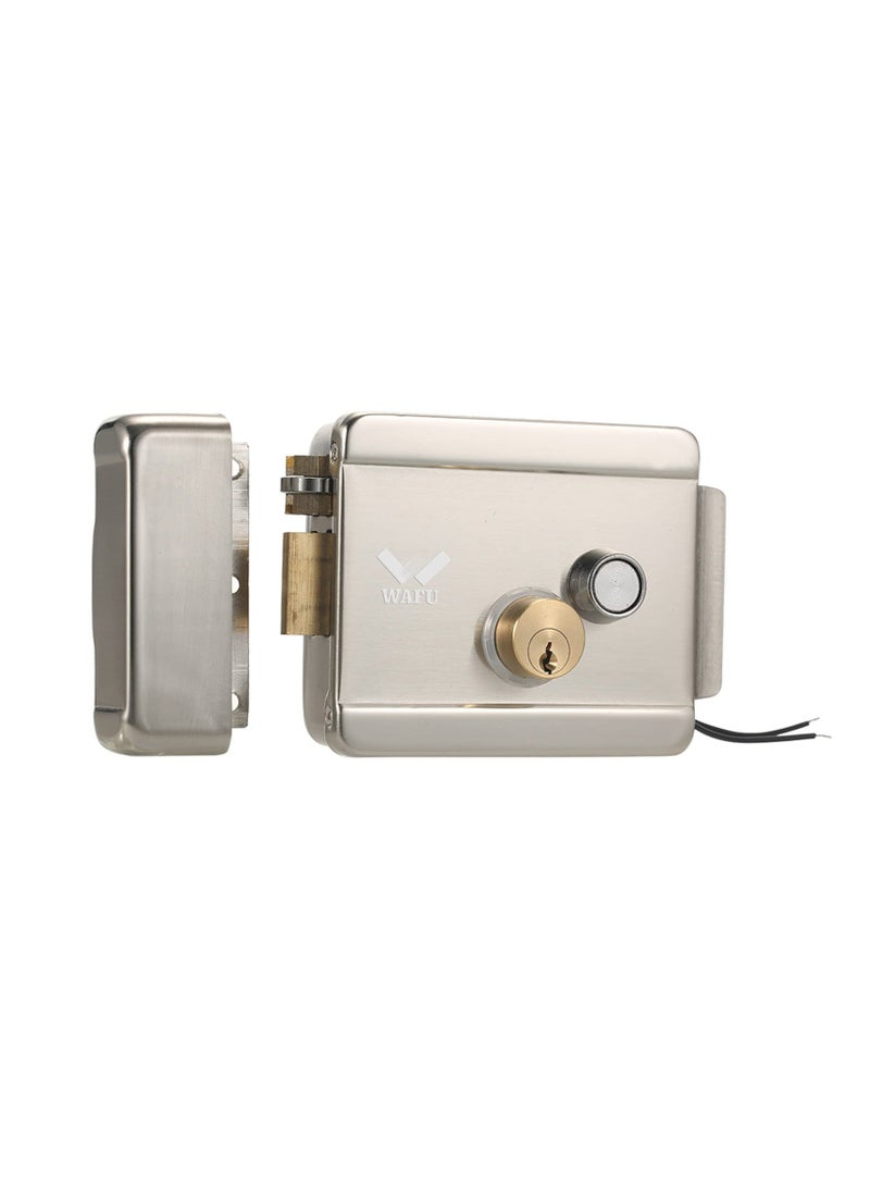 Smart Door Lock, Smart Electric Gate Door Lock, Secure Electric Metallic Lock Electronic Door Lock Door Access Control for Home Office Apartment Warehouse - Image 1