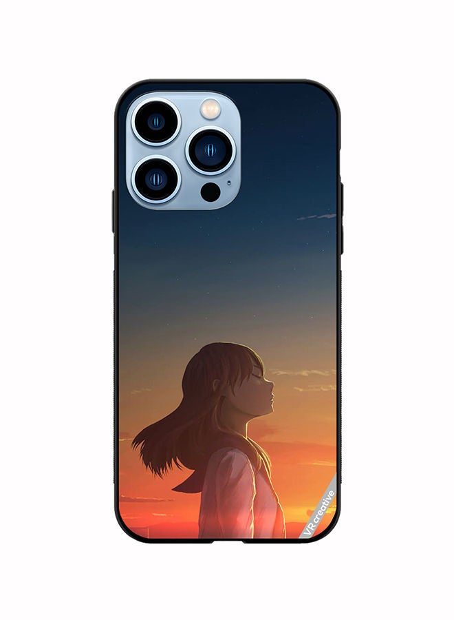 VR CREATIVE Protective Case Cover For Apple iPhone 13 Pro Girl1 Design Multicolour - Image 1