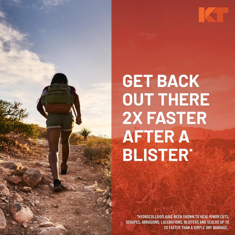 KT TAPE KT Health Blister Treatment 8 Count Beige Waterproof Hydrocolloid Bandage - Image 4