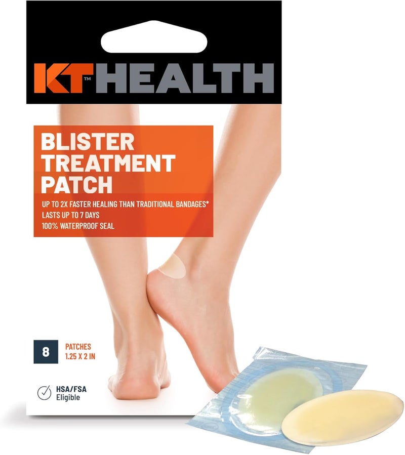 KT TAPE KT Health Blister Treatment 8 Count Beige Waterproof Hydrocolloid Bandage - Image 1