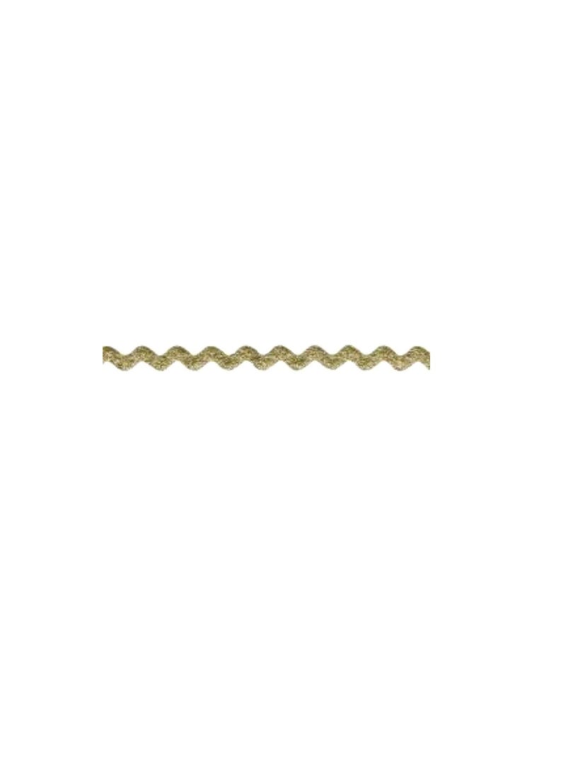 Deco Trims Metallic Rick Rack Trim 7/8in x 18yd Gold - Image 3