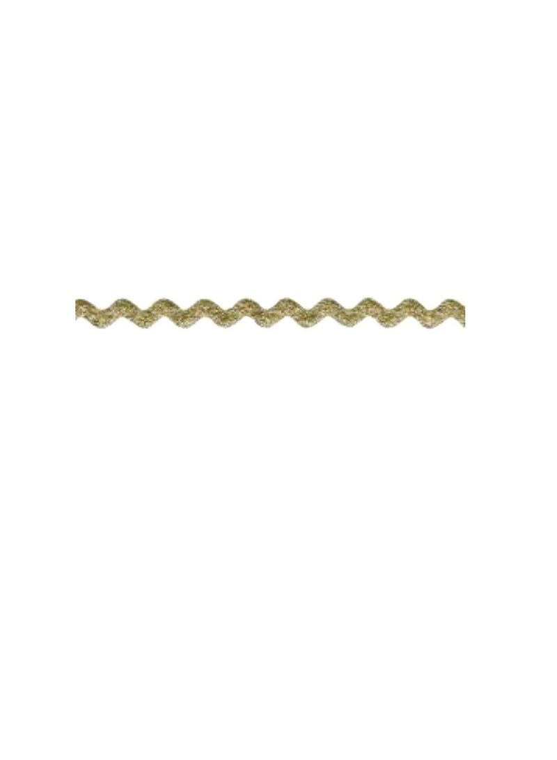 Deco Trims Metallic Rick Rack Trim 7/8in x 18yd Gold - Image 2