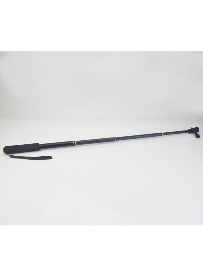 0.94 M Eccentric Tube GoPro Head 1/4 Teeth Copper Nut Tail Plug Photography Video Interview Self-Shot Net Red Live Rod-Color:Black  - Image 2