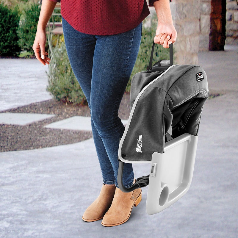 Chicco QuickSeat Hook-On Chair, Graphite - Image 4