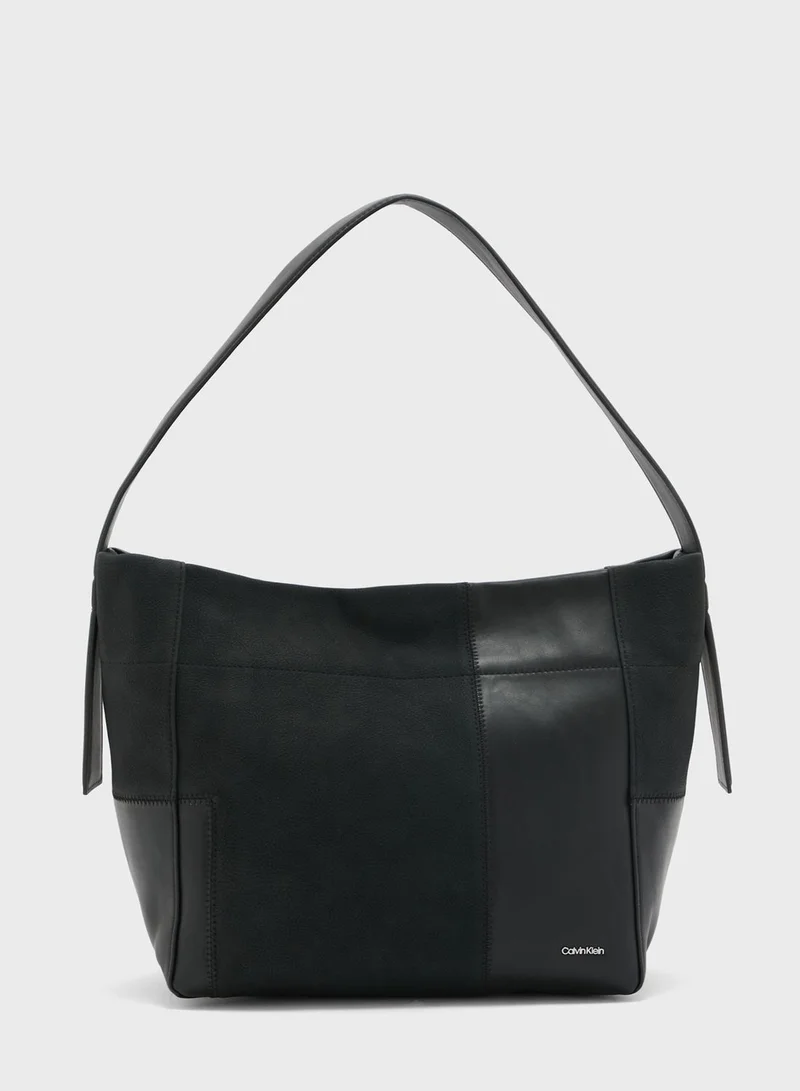 CALVIN KLEIN Texture Block Medium Shopper