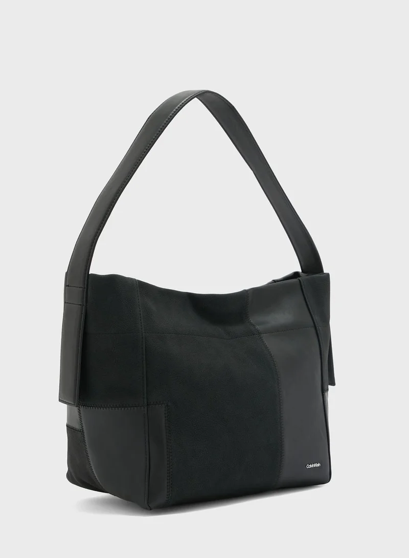 CALVIN KLEIN Texture Block Medium Shopper