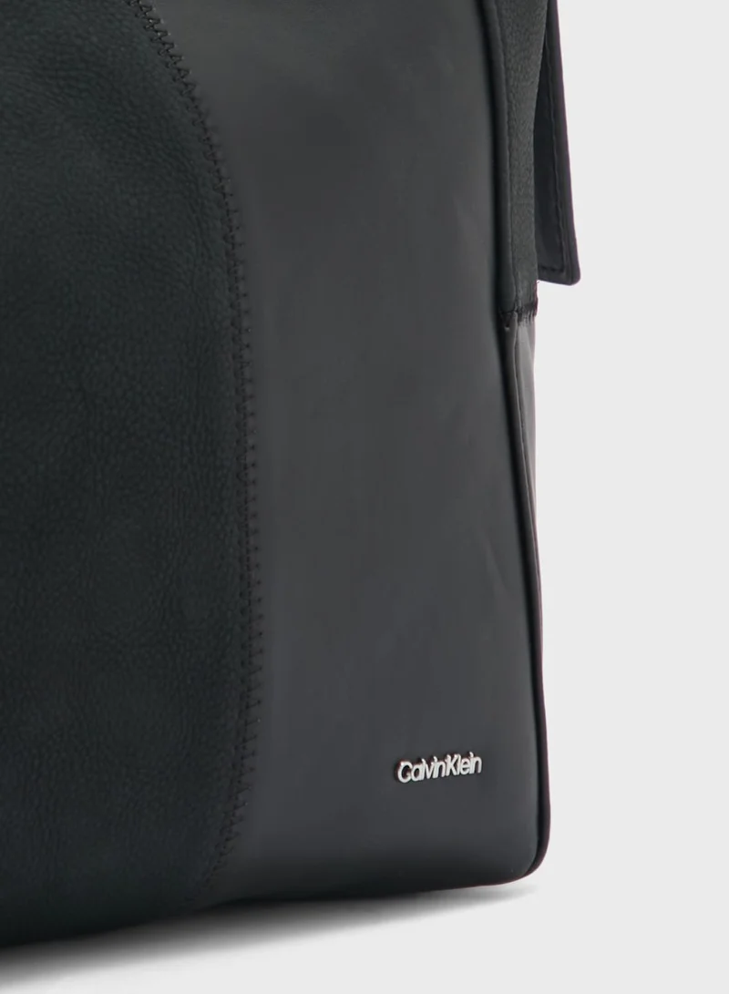 CALVIN KLEIN Texture Block Medium Shopper