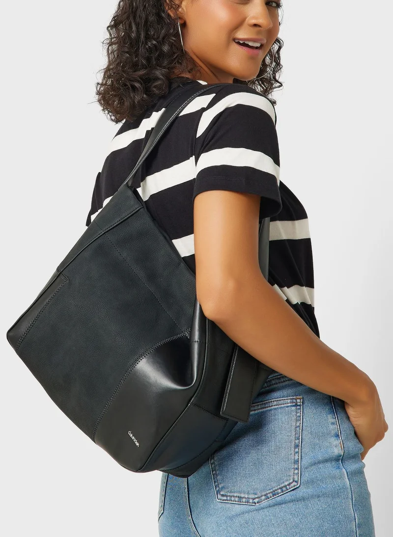 CALVIN KLEIN Texture Block Medium Shopper