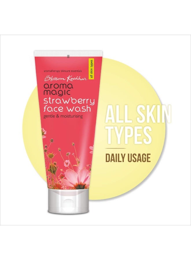 Aroma Magic Face Wash 100 ml (Strawberry) (Pack of 3) - Image 3
