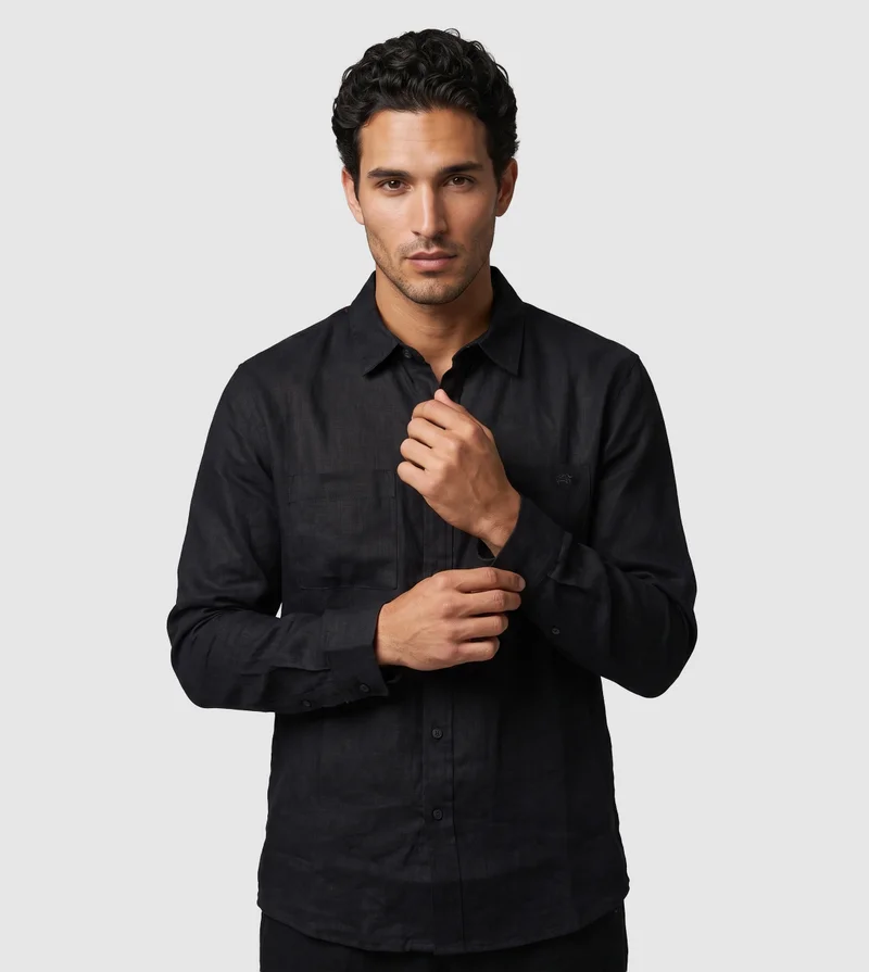 إف5 SHORT SLEEVE SHIRT-BLACK
