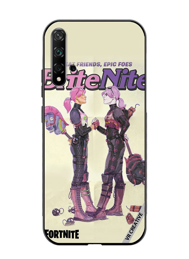 VR CREATIVE Protective Case Cover For Huawei Nova 5T Bright Bomber Design Multicolour - Image 1