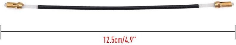 Dilwe Violin Tailgut, 3/4 4/4 Violin Tailpiece Gut Cord with Brass Screw Replacement Tailgut Tailcord, 5Pcs - Image 5