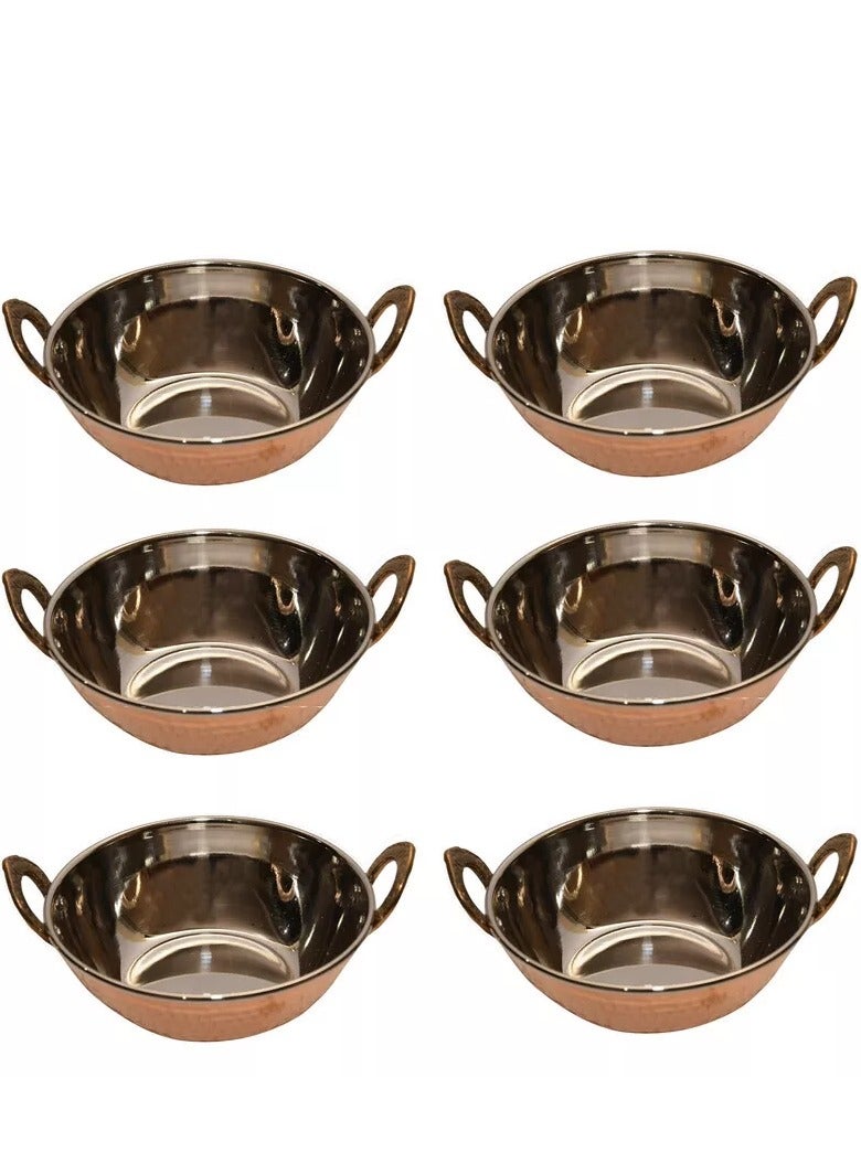 Bin Shihon 6 high quality hammered copper serving bowl Available in several sizes - Image 4