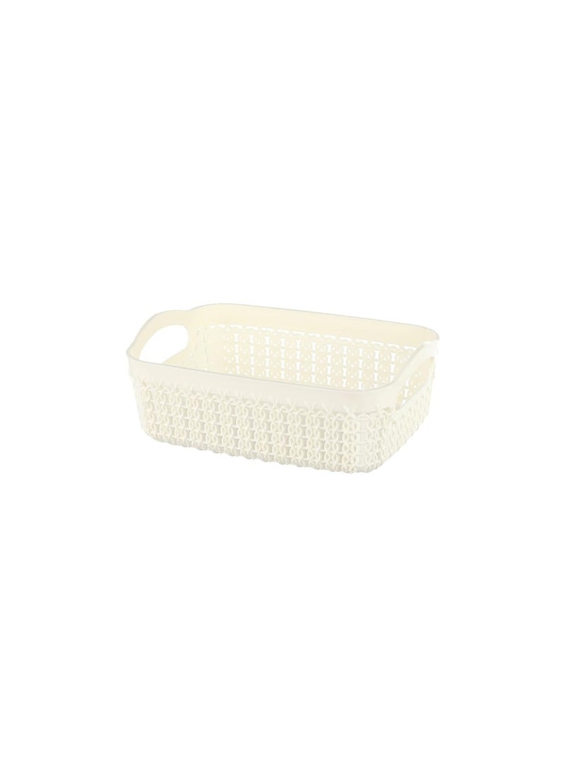 Elhelal & Golden Star Egypt - Turt multi-use basket small white - Image 1