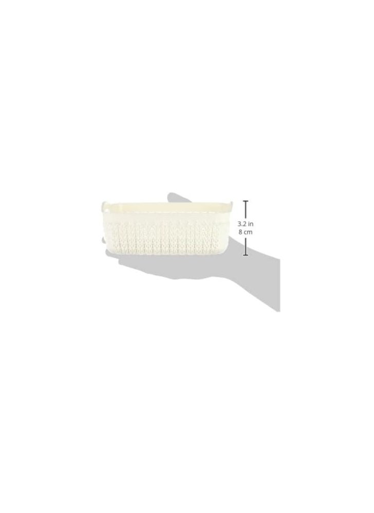 Elhelal & Golden Star Egypt - Turt multi-use basket small white - Image 1