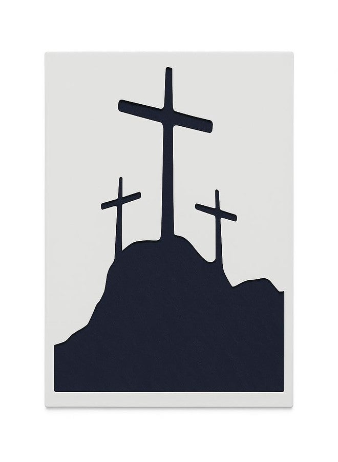 Lionx Crosses Stencil Template for Outdoor Yard Signs - Large 8.5 x 11 Inch - Durable Stencils for Painting on Wood & Walls, DIY Religious Art - Image 1