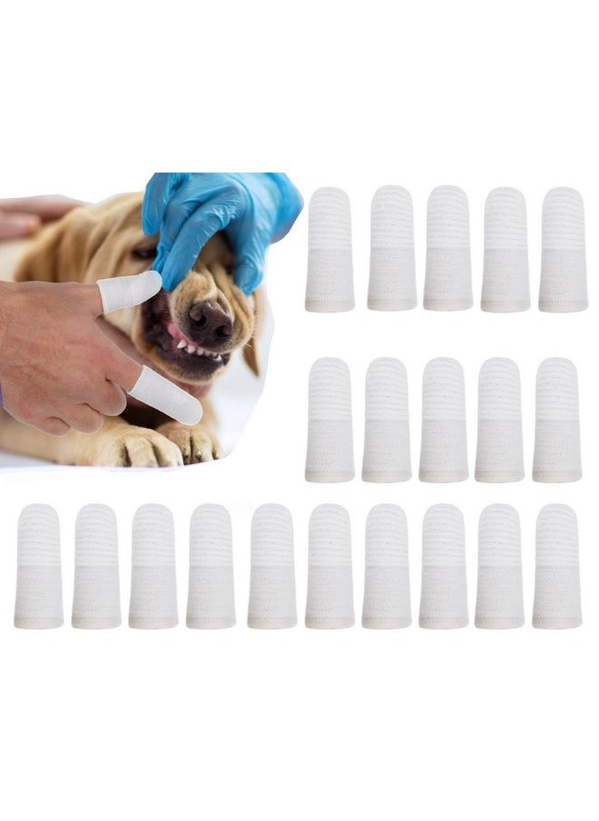 CXP Good Goods - CXP Good Goods Dog Toothbrushes,Two-Finger Toothbrush Kit,360ºTeeth Cleaning for Dogs,Cats (20 Pieces) - Image 1
