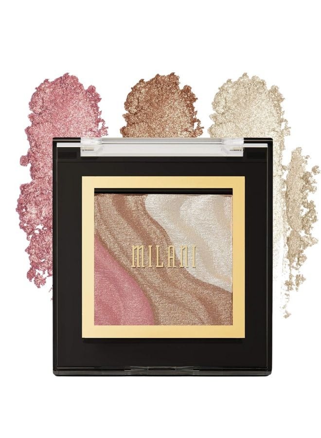 Milani Spotlight Face & Eye Strobe Palette - Candle Light 02 , 5g – Multi-Use Highlighter Palette for a Radiant, Lit-From-Within Glow - Image 1