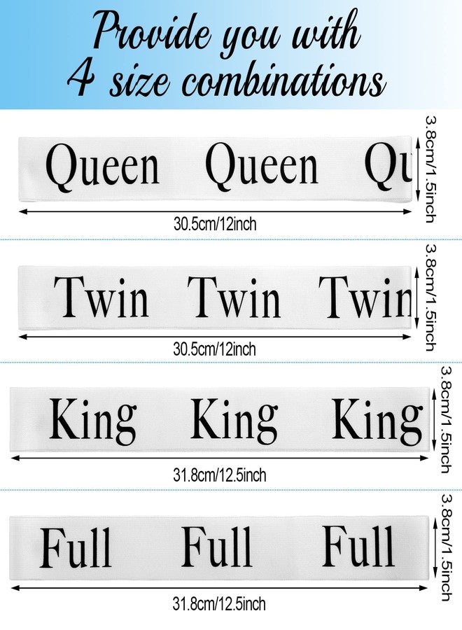 Oudain 8 Pcs Bed Sheet Organizer Bands Sheet Closet Organization Keepers King Twin Full Queen Straps Elastic Bed Storage Bedding Bands Closet Organizer for Dorm Laundry Room(Black) - Image 2