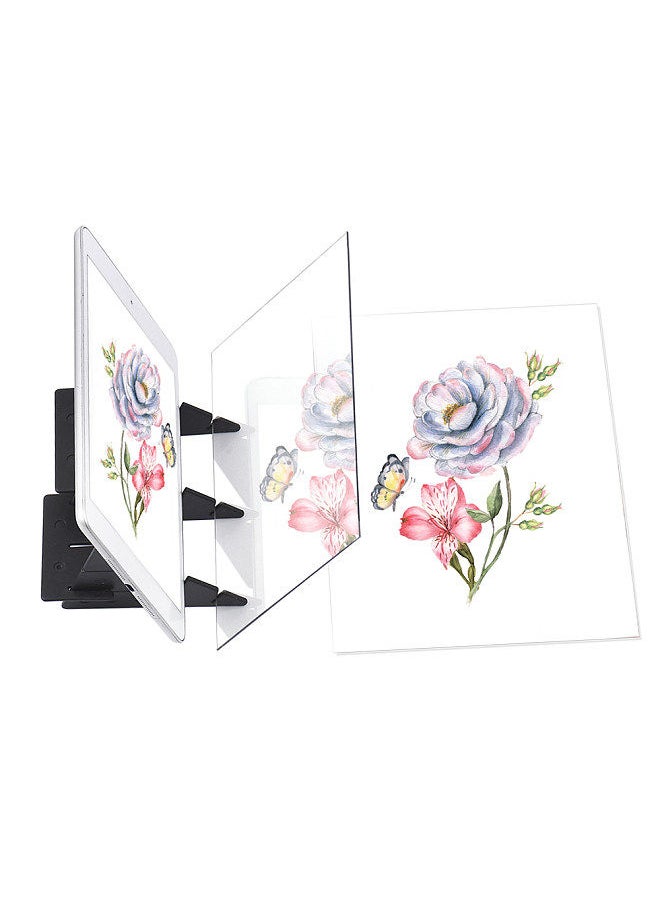 Generic Optical Drawing Tracing Board Portable Sketching Painting Tool Animation Copy Pad No Overlap Shadow Mirror Image Reflection Projector Zero-based Toy for Children Students Adults Artists Beginners  - Image 2