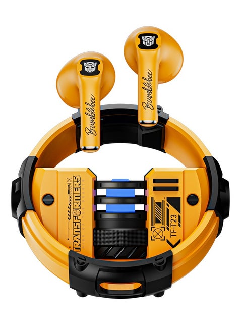 Transformers TF-T23 حقيقية اللاسلكية سماعات بلوتوث HiFi جودة الصوت، بطارية كبيرة، بلوتوث 5.4 مع ميكروفون.