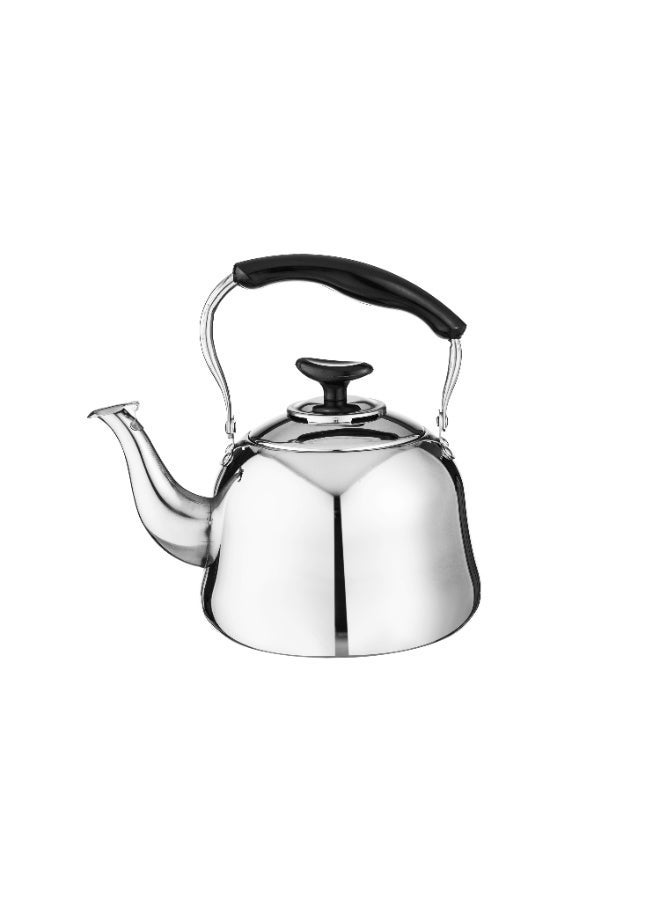 Alsaif Stainless Steel Teapot 1.5 Liter Al Saif Harmony Elegant Design Black Handle for Daily Use Home Kitchen Outdoor Tea Brewing - Image 3