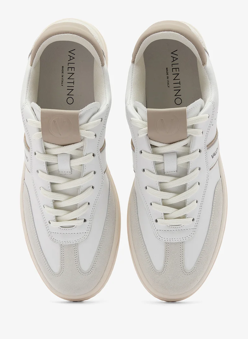 Valentino By Mario Valentino 802-WHITE/ICE Casual Low Top Sneakers for Men | Best Price UAE