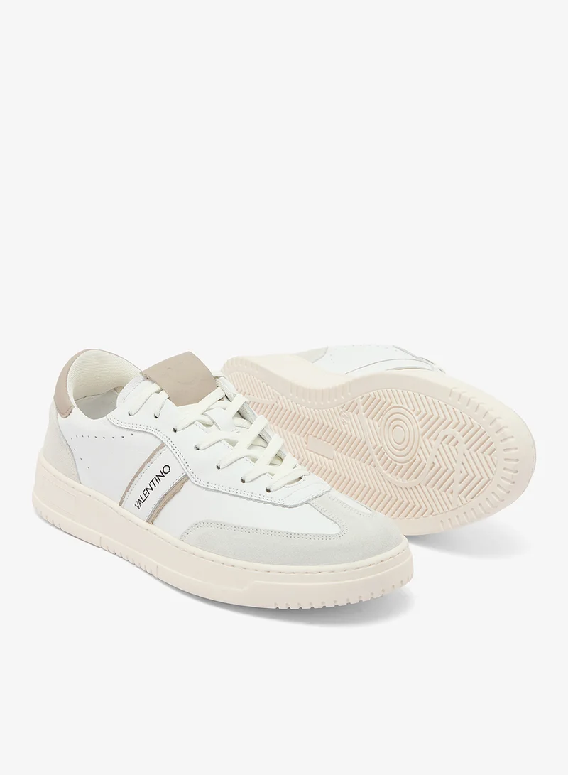 Valentino By Mario Valentino 802-WHITE/ICE Casual Low Top Sneakers for Men | Best Price UAE