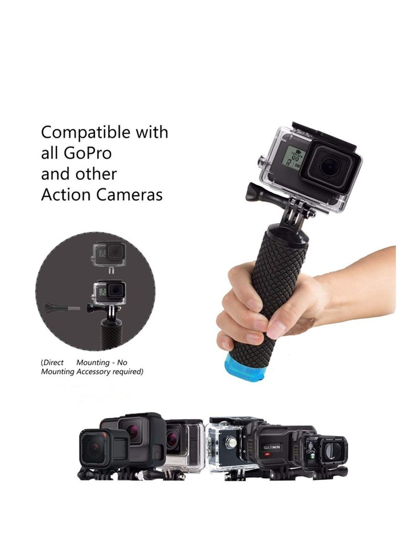 AROAQ Waterproof Monopod Floating Han, Underwater Diving Selfie Stick Pole, Camera Handler & Handle Mount Accessories Kit for Water Sport and Action Camera - Image 2