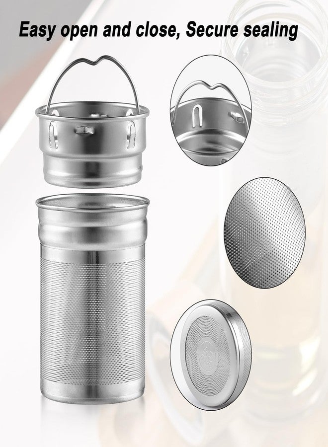 Sivaphe Tea Infuser Basket with Lid by Sivaphe, Large Tea Strainer for Loose Tea, Glass or Stainless Steel Tea Drink Bottle Replacement Filter - Image 4