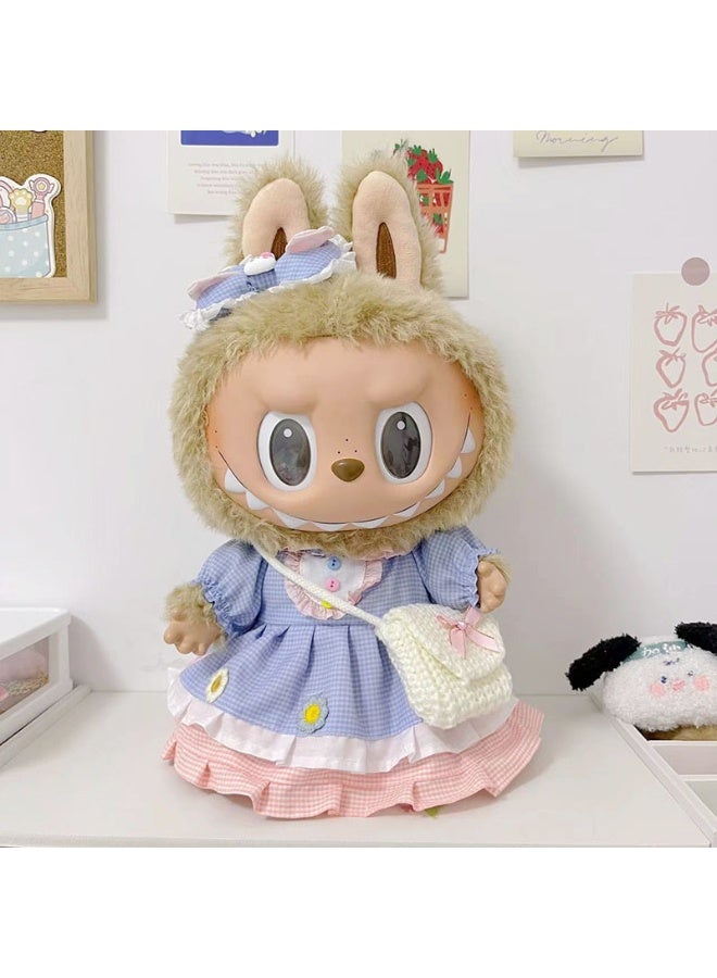 Loquat 38cm Plush Doll Clothes for Labubu