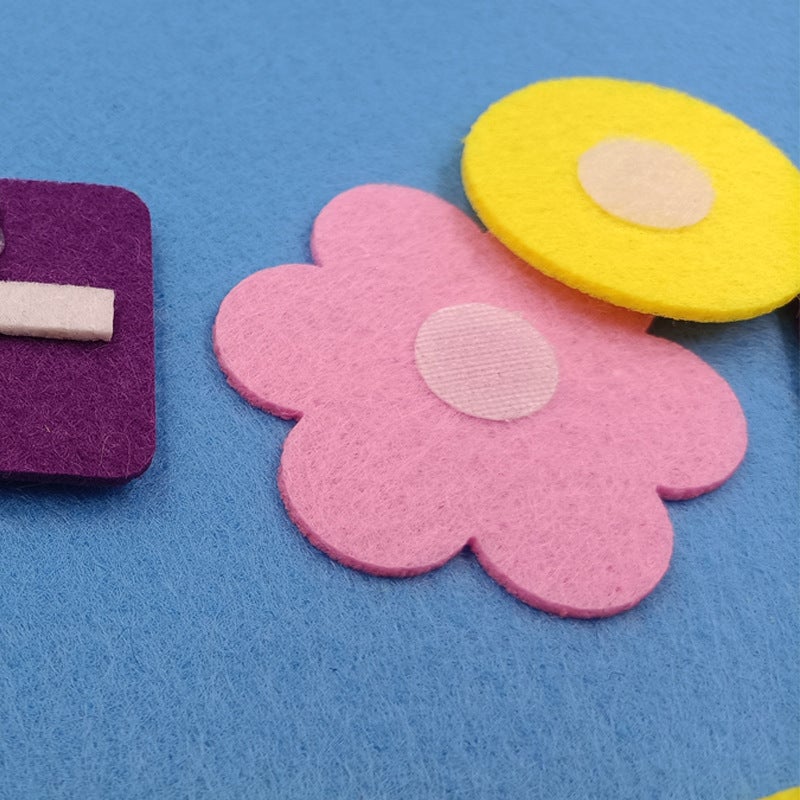 Kindergarten Felt Non-Woven Handmade Mathematics Preschool Education Addition And Subtraction Palm Fingers To Learn Arithmetic Repeated Practice Toys - Image 4